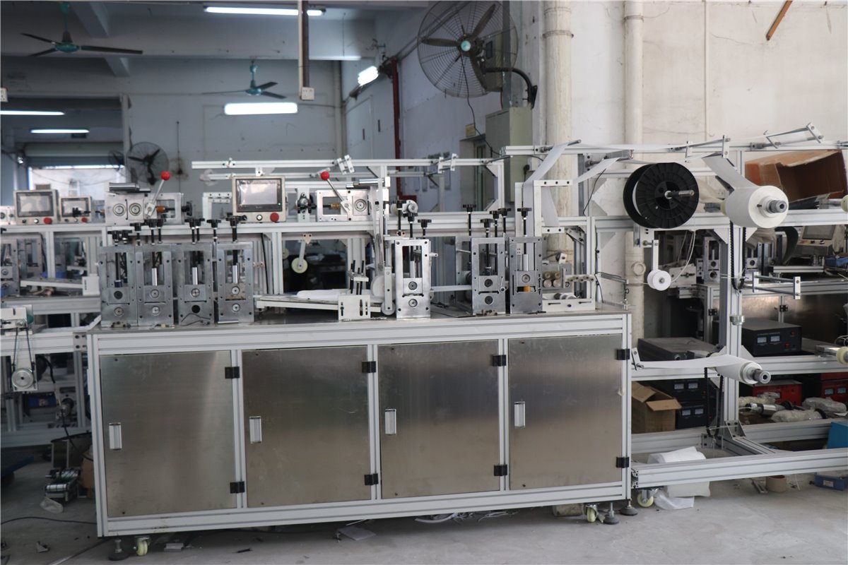 Mask machinery production line