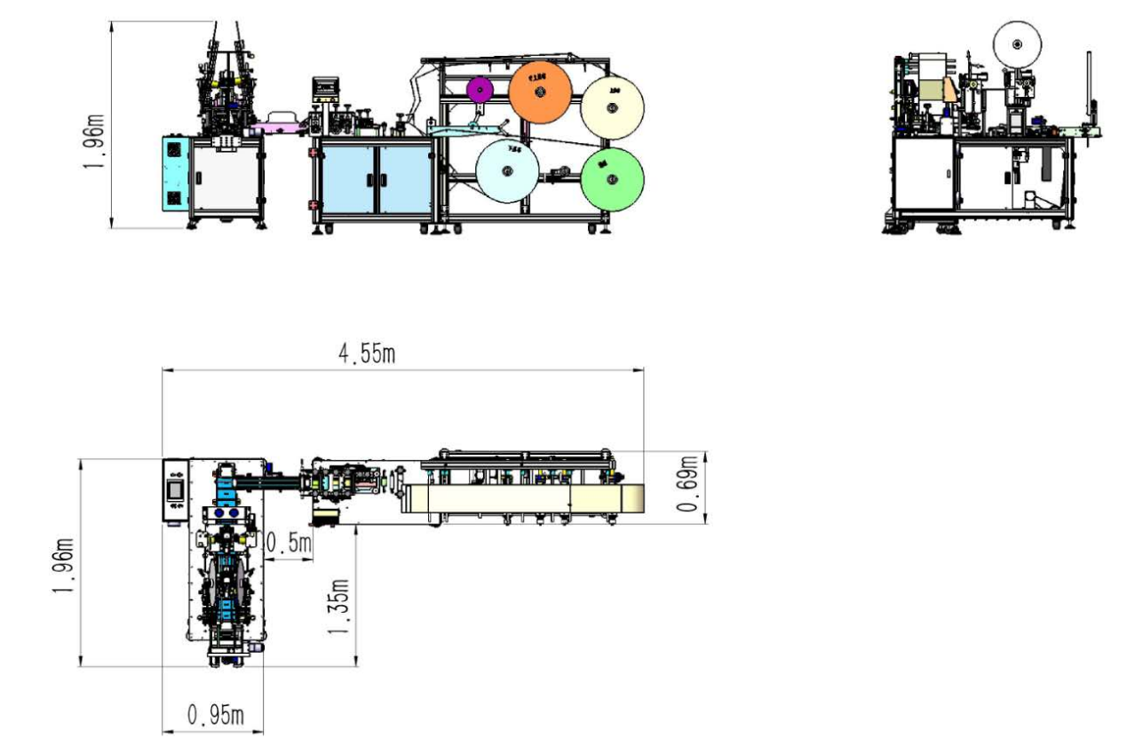 LA882 automatic inner ear loop mask machine installation instruction