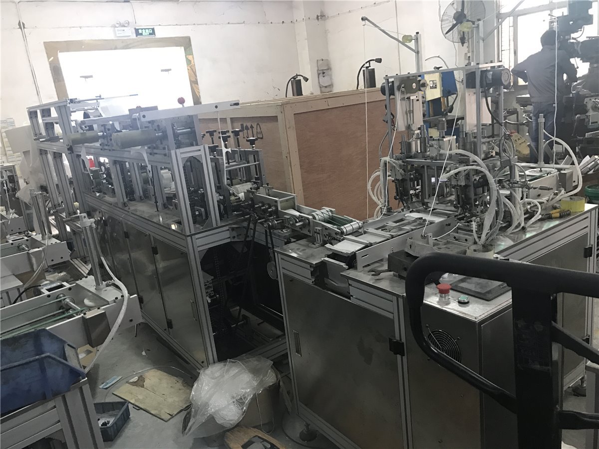 Mask machine assembly and testing