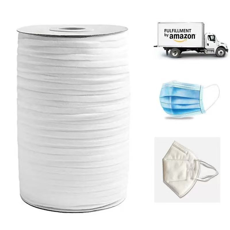 Round Earloop Elastic material close-up images for Raw Materials