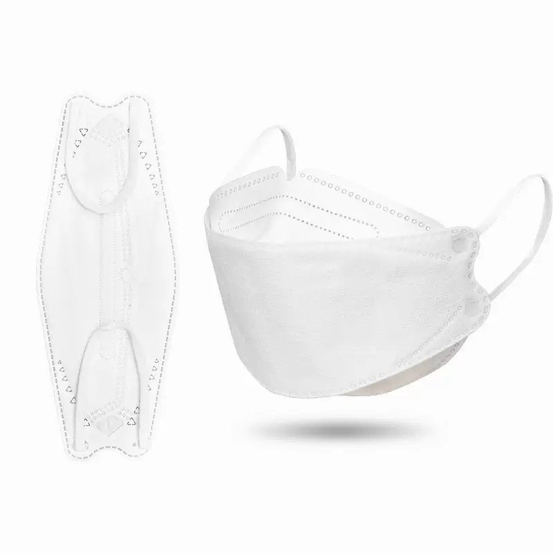 White fish shape mask sample
