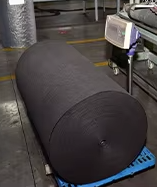 Activated carbon fabric process detail