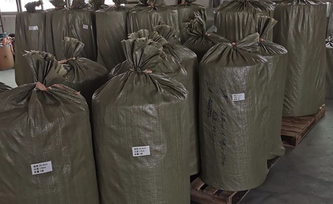 Activated carbon fabric shipping preparation