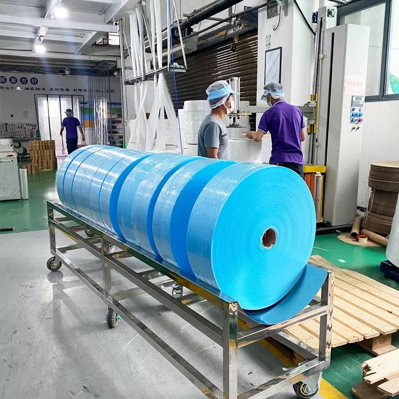 Meltblown fabric roll shipment